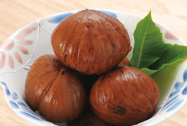 栗のワイン煮